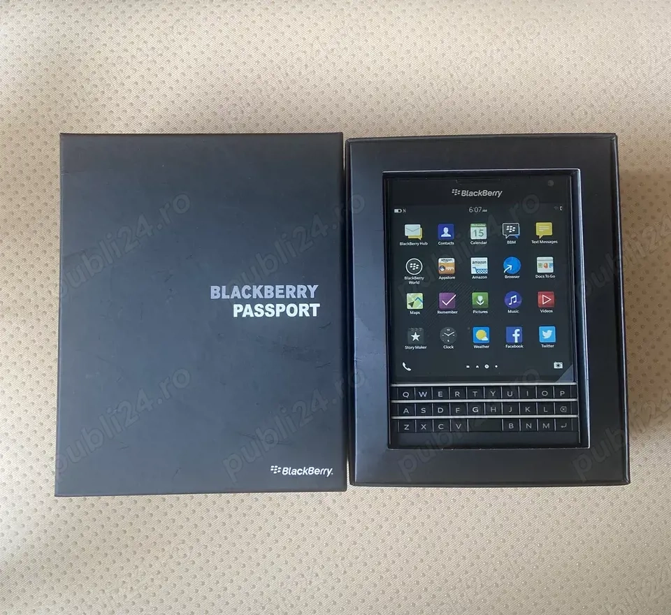 Telefon blackberry passport alb nou tipla nefolosit, OFERTA    ACUM.
