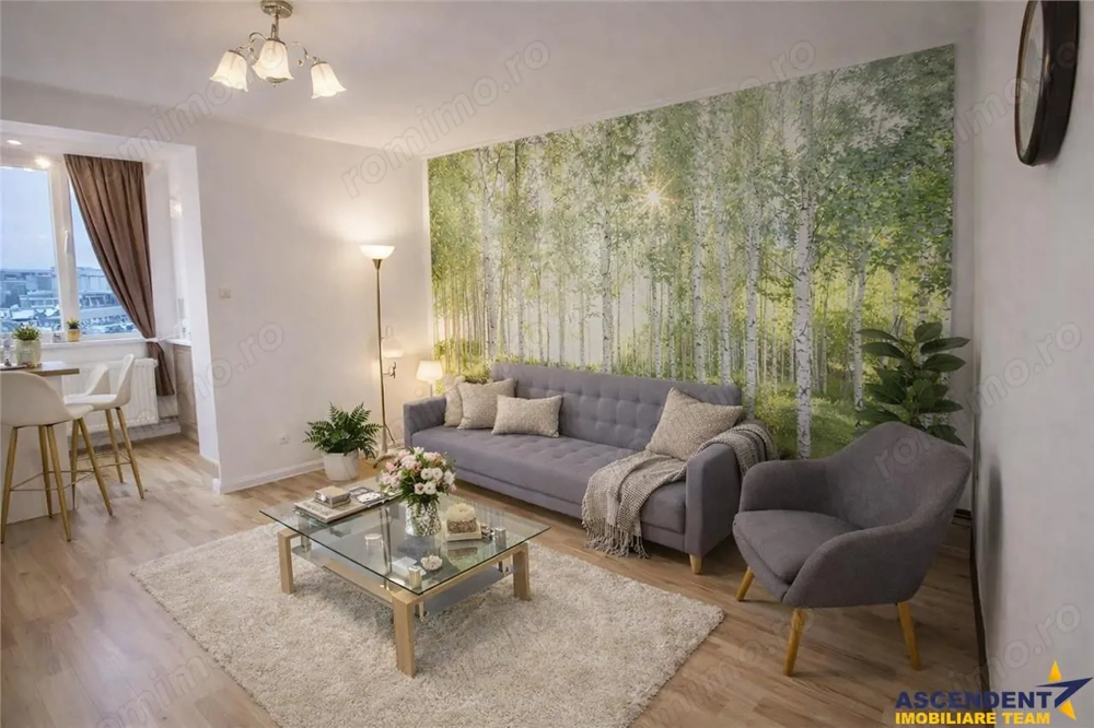 Garsoniera moderna, etaj intermediar, cadru natural, Noua Brasov