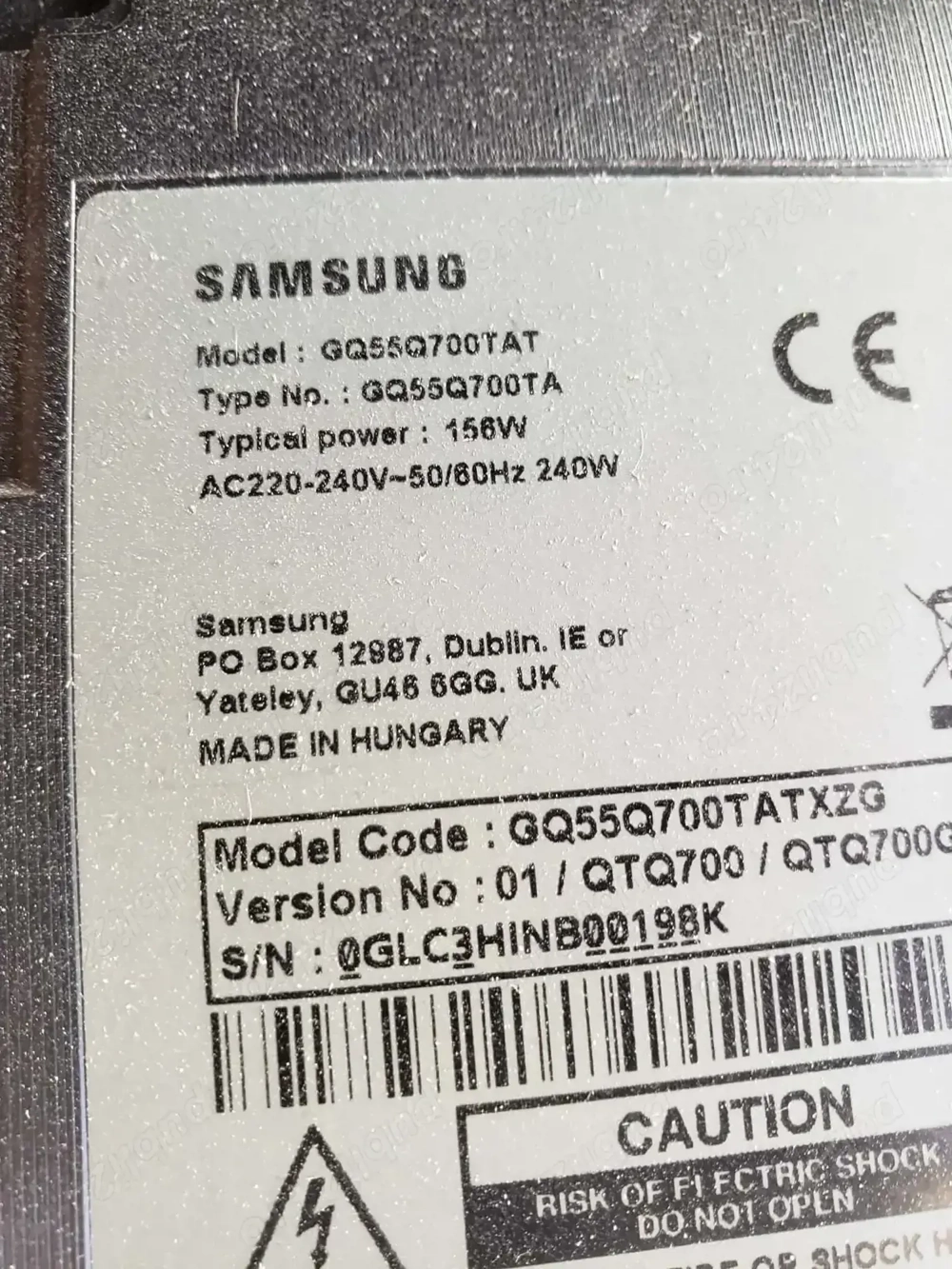 Smart tv Samsung Qled,55     ,display spart