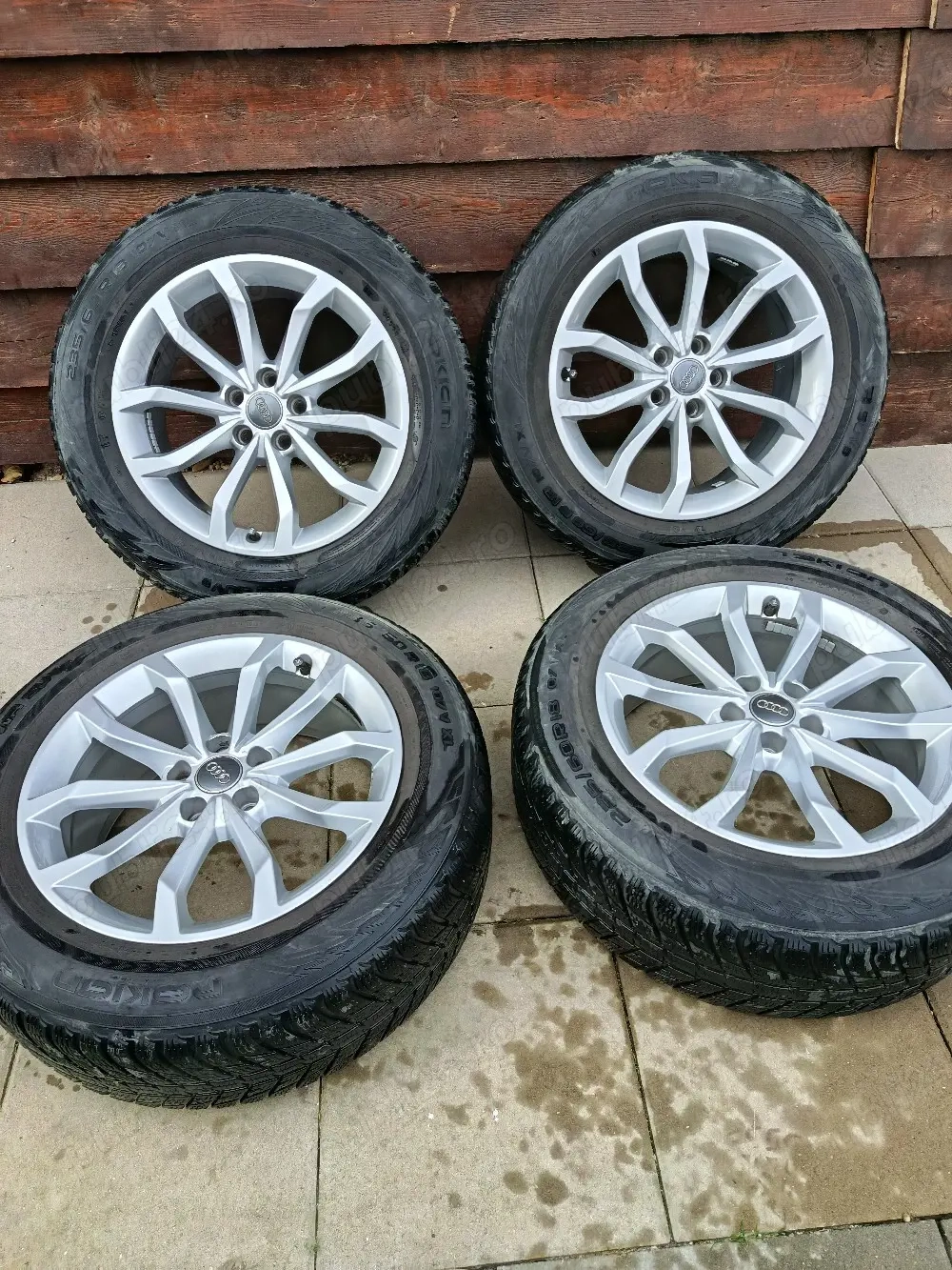 Jante audi  5x112 18 anvelope 235 60 18 