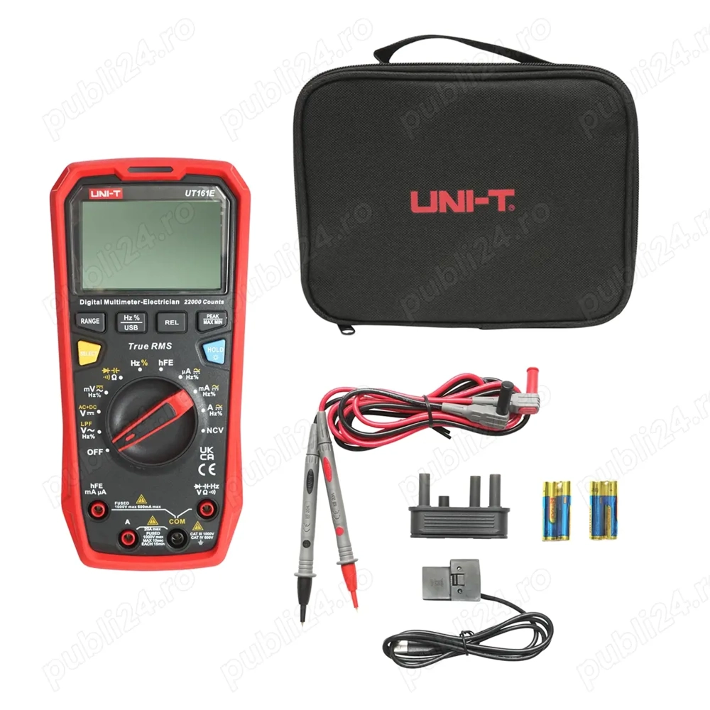 Multimetru aparat masura Uni-T UT161E 22000 digit nou excelent