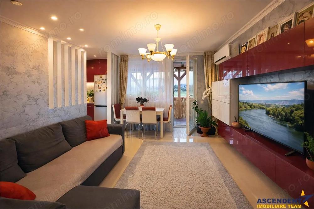 3 camere,panoramic,75 mp,mobilat,terasa, lift,parcare,Unirii,Targu Mures,Digului