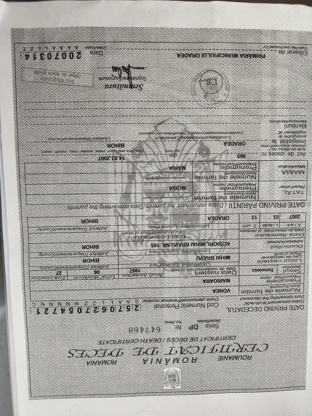 Vând tractor casse 7130