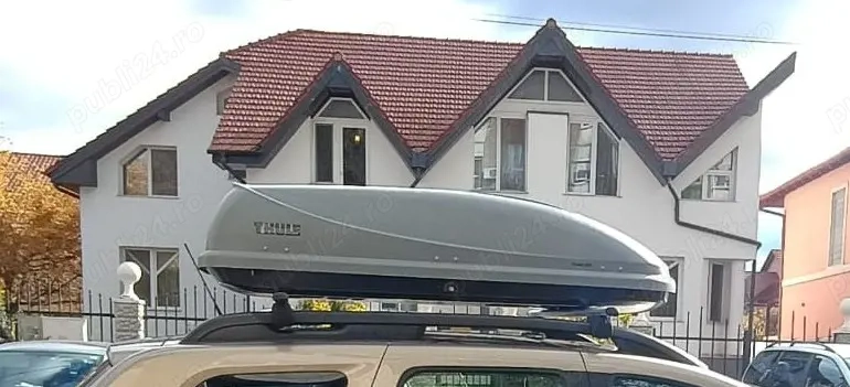 Vand Cutie portbagaj Thule Ocean 200,450L,Silver Grey,Stare Nou