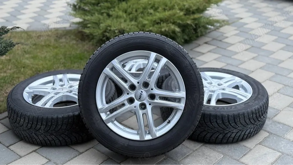 Jante 16 5x112 Audi A3 VW Golf Caddy Skoda Octavia anvelope 205 55 16