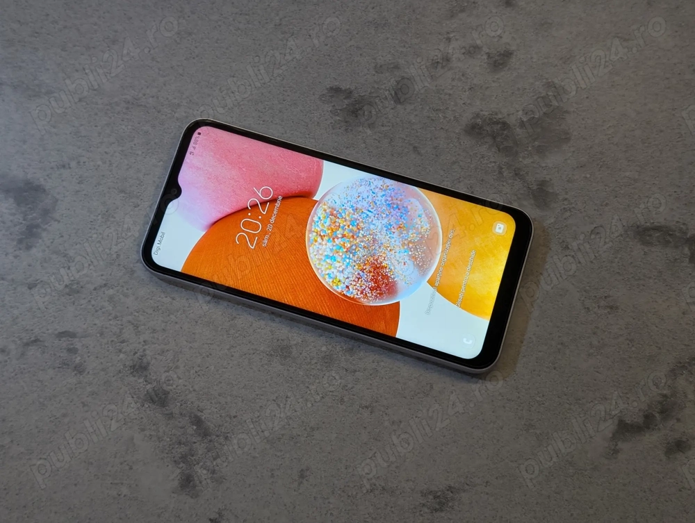 SAMSUNG A14 A145 128gb 4gb + Folie + Husa + Cablu Dualsim Acumulator mare 5000mAh
