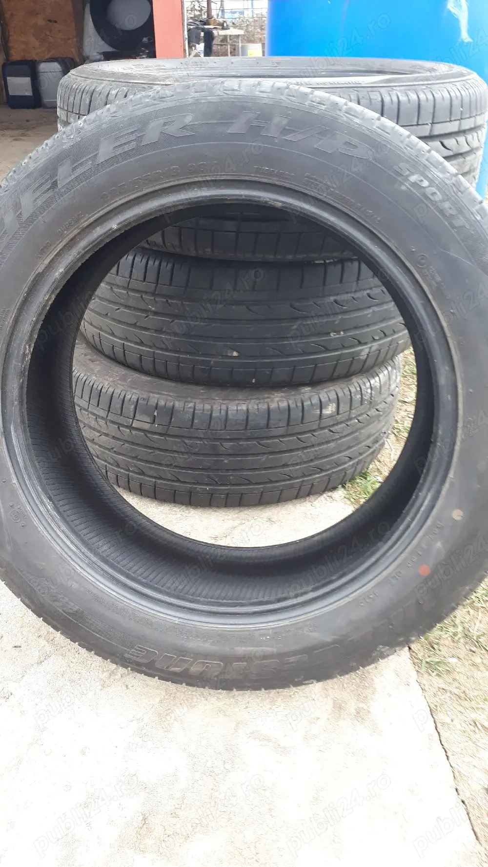 Set 4 anvelope 225/55/R18 Dunlop – DOT 2019, stare bună!
