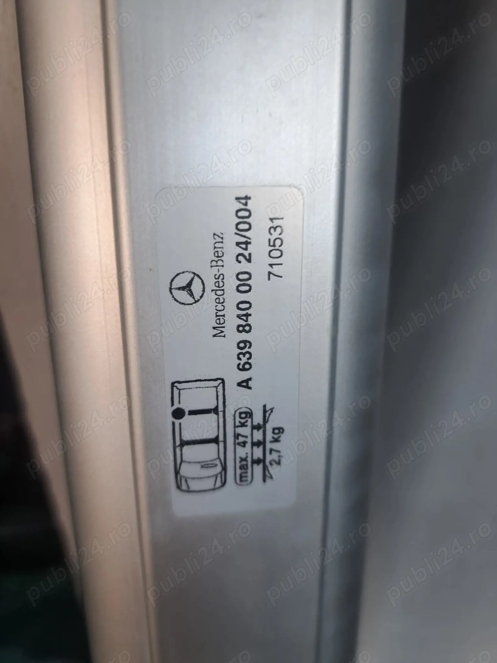 bare originale mercedes benz vito viano