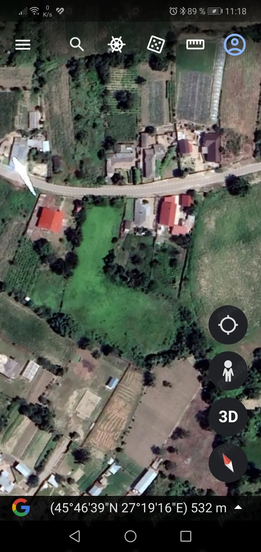 Teren intravilan 4640mp  5e mp la 16km de Focsani in Ciuslea