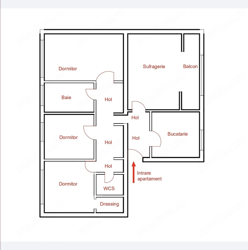Vand apartament cu 4 camere,decomandat,etajul 3 + garaj sub bloc,Circumvalațiunii,Dacia,Bd.Cetatii (2/9)