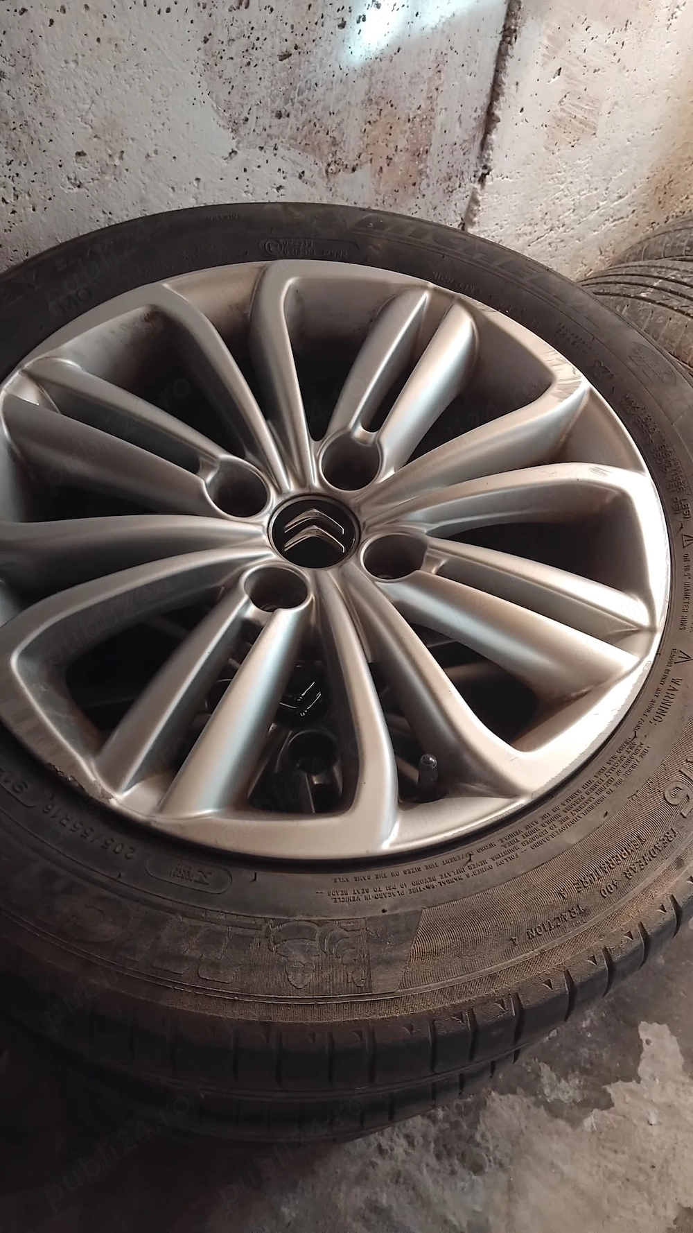 Jante cu cauciucuri citroen c4