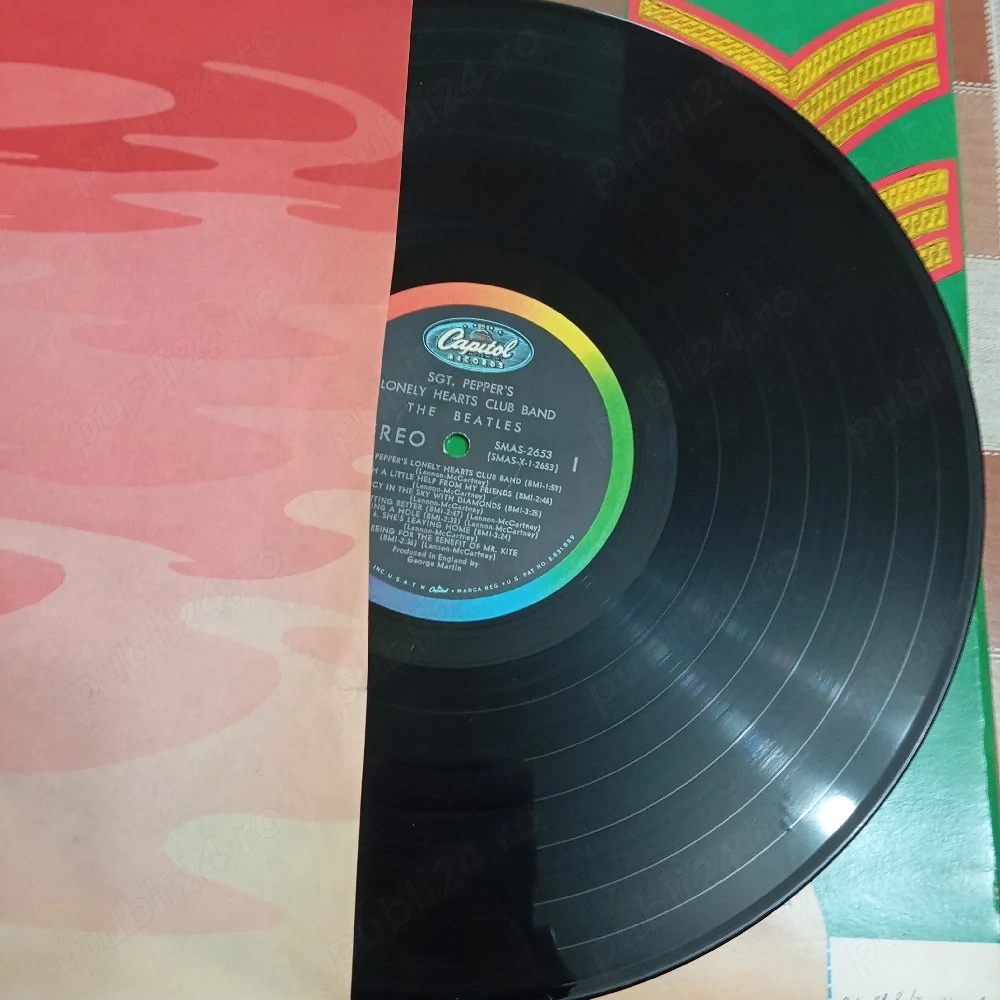 disc vinyl Beatles 