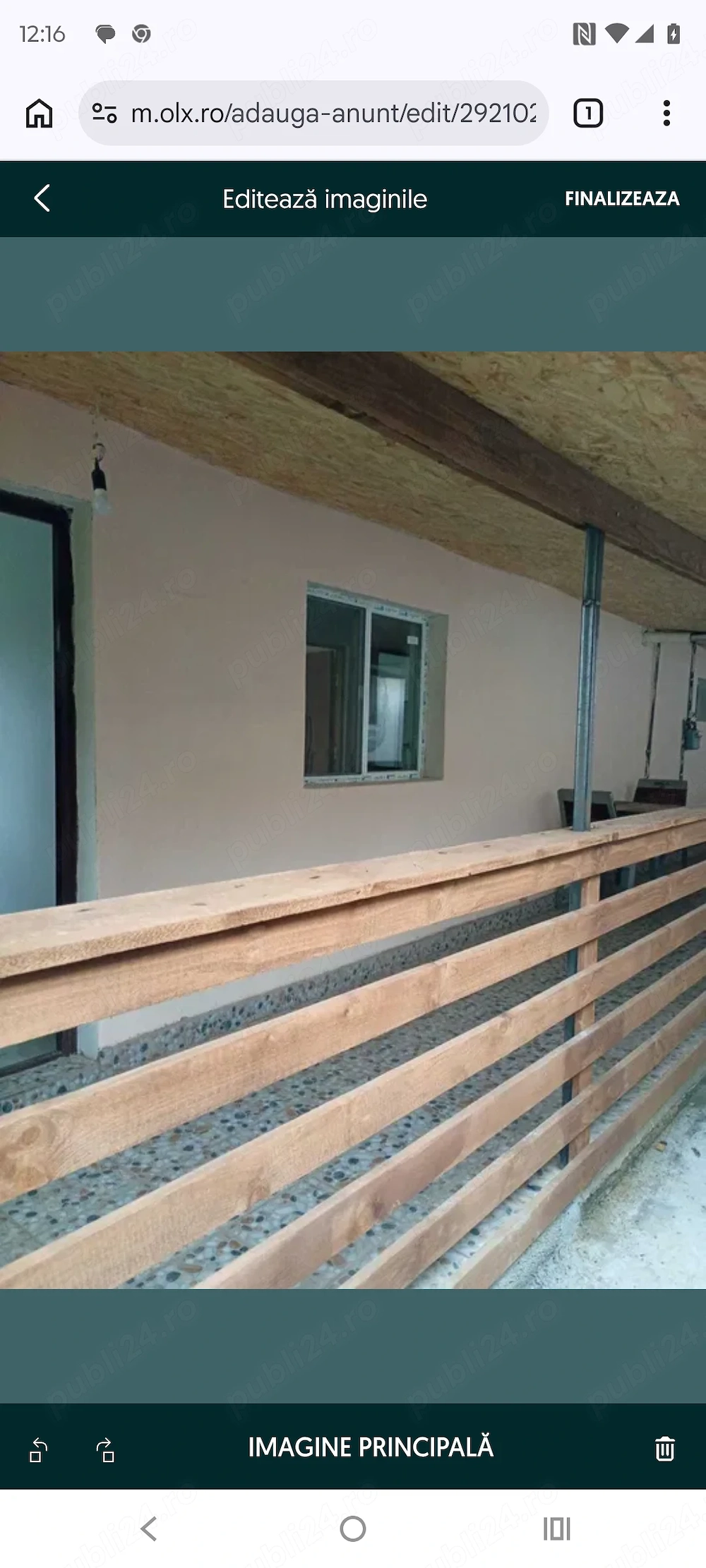 Închiriez apartament la casa