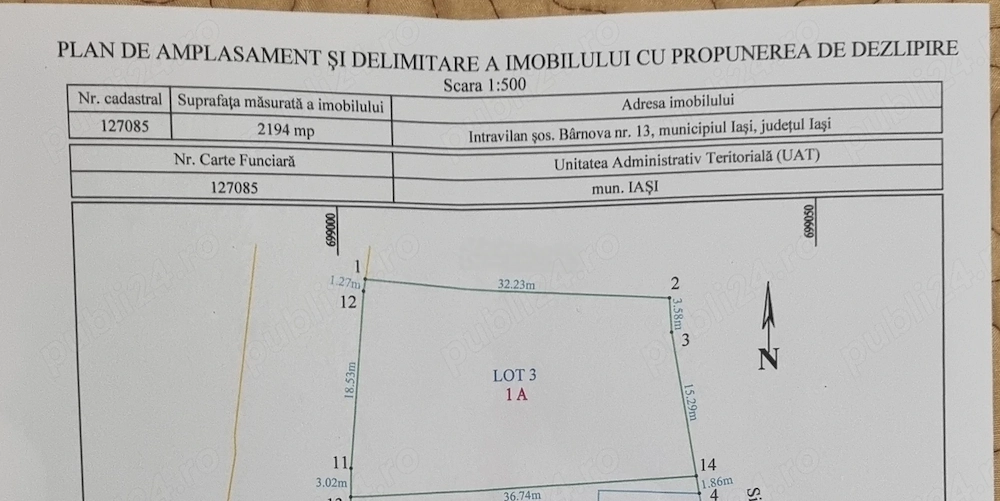 Teren intravilan Bucium