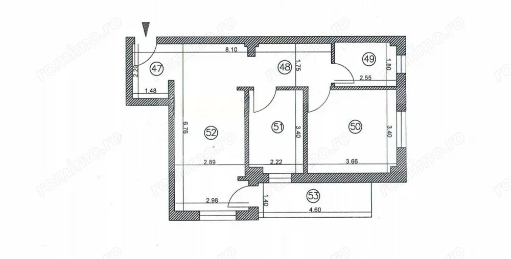 Apartament 2 camere, etaj 1, bloc nou- zona Obcini