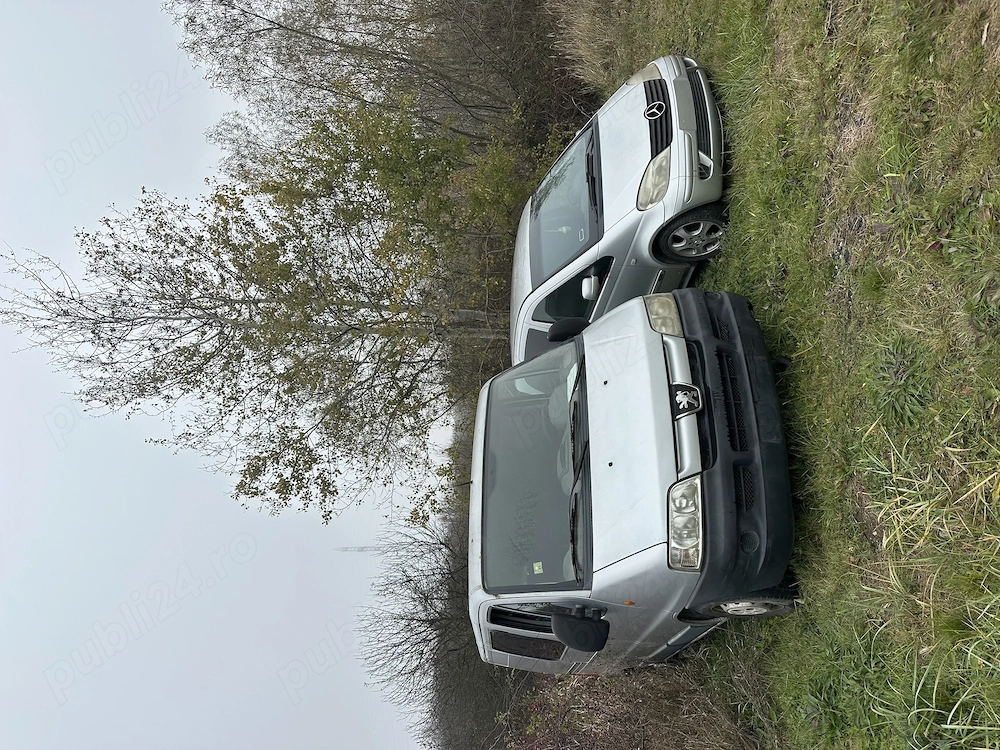 Două Mașini La Pachet Peugeot Boxer și Mercedes Vaneo