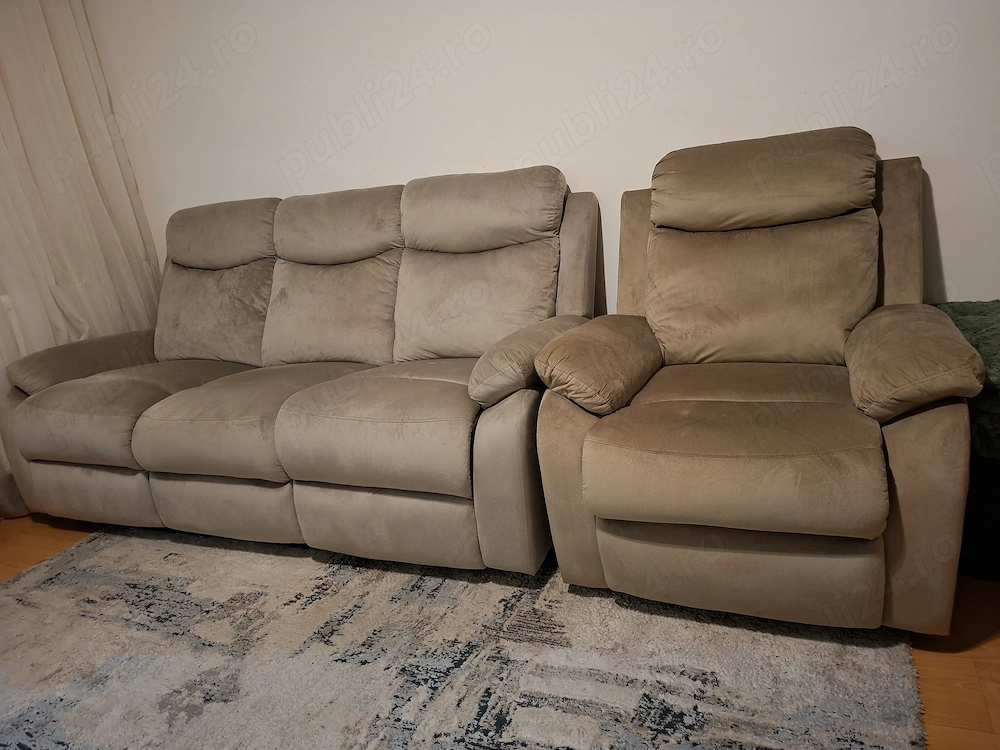 Set. Canapea si fotoliu. Mobexpert