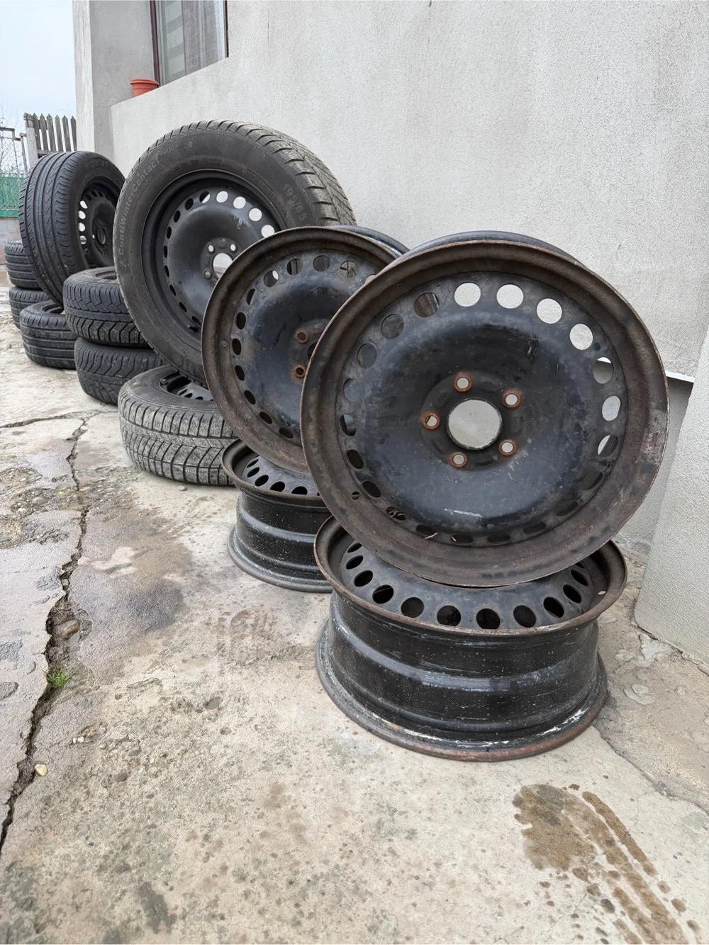 Roti/jante tabla cu cauciucuri Ford/Peugeot/Volvo/Citroen