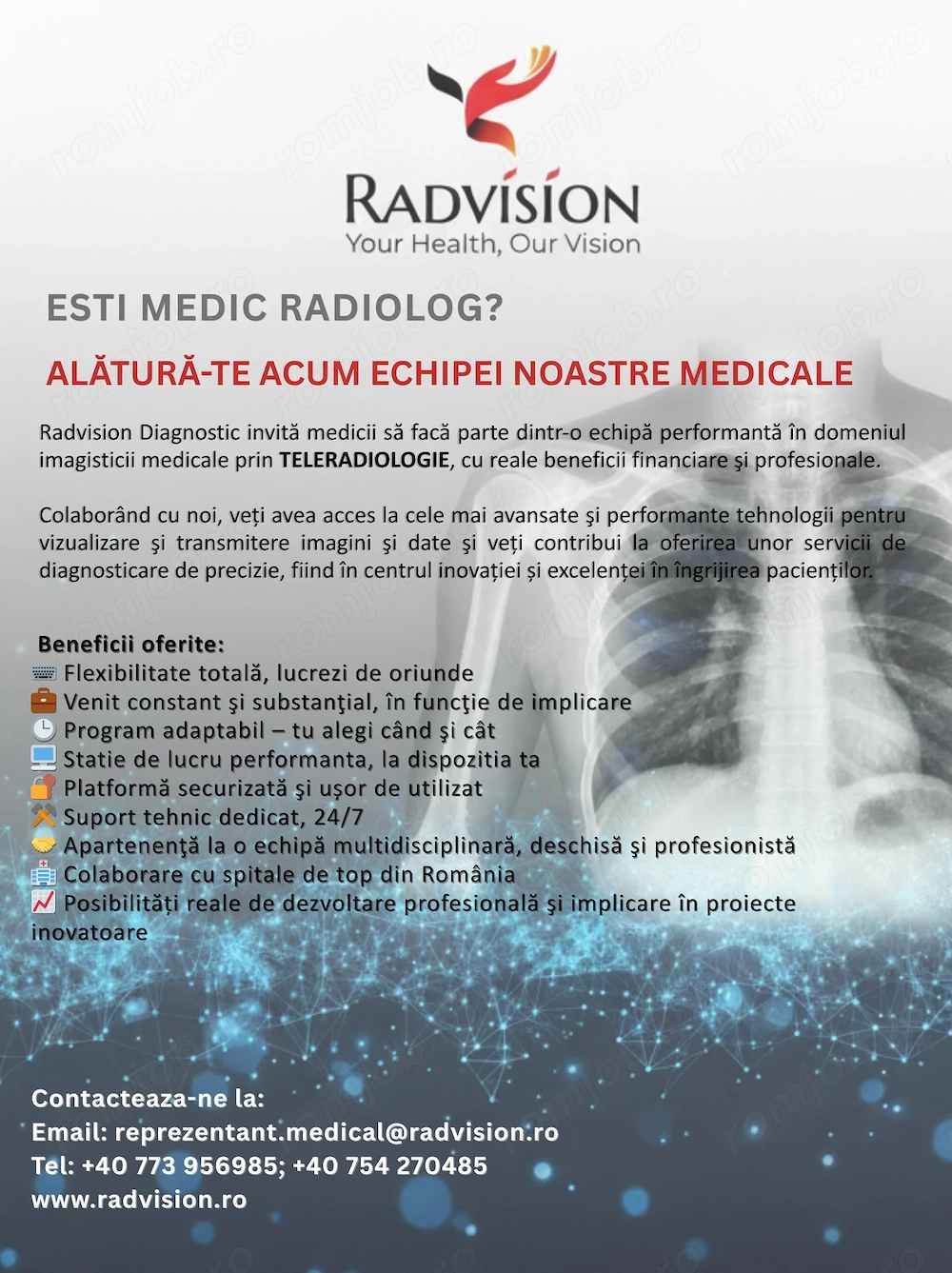 Medic Radiolog - Teleradiologie