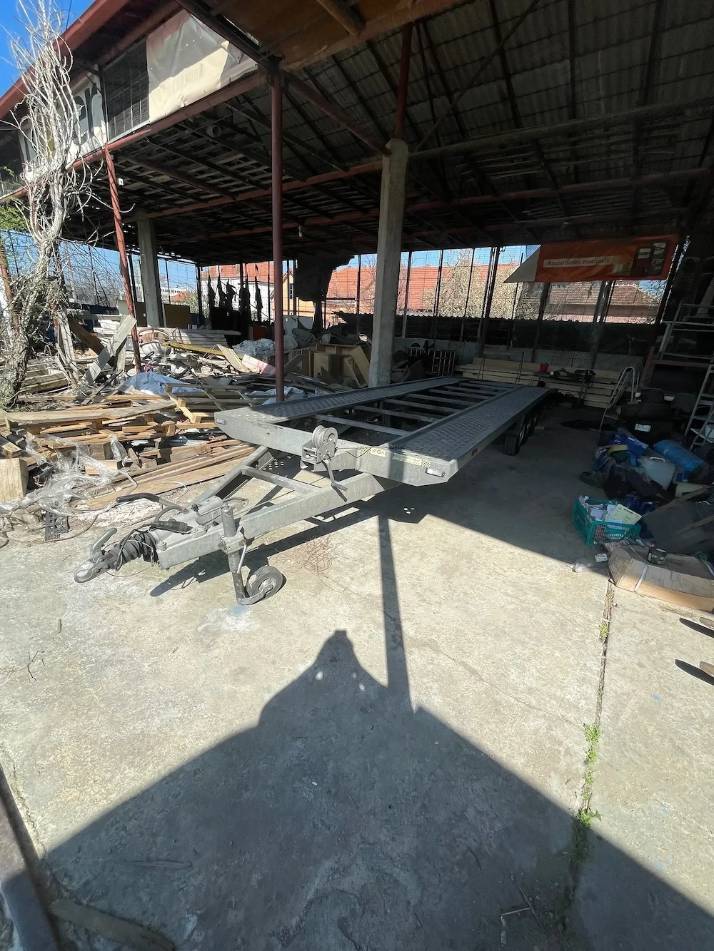 Trailer platforma Gala syriusz 3 axe 8,5m 2 pozitii