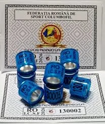 Inele porumbei 2026-FCI cu talon,,FRSC cu talon ,EE, cleme cu și fără serie