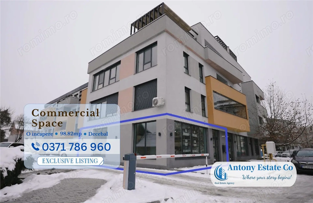 Spatiu comercial – str. Paunului, Decebal  EAS Residence