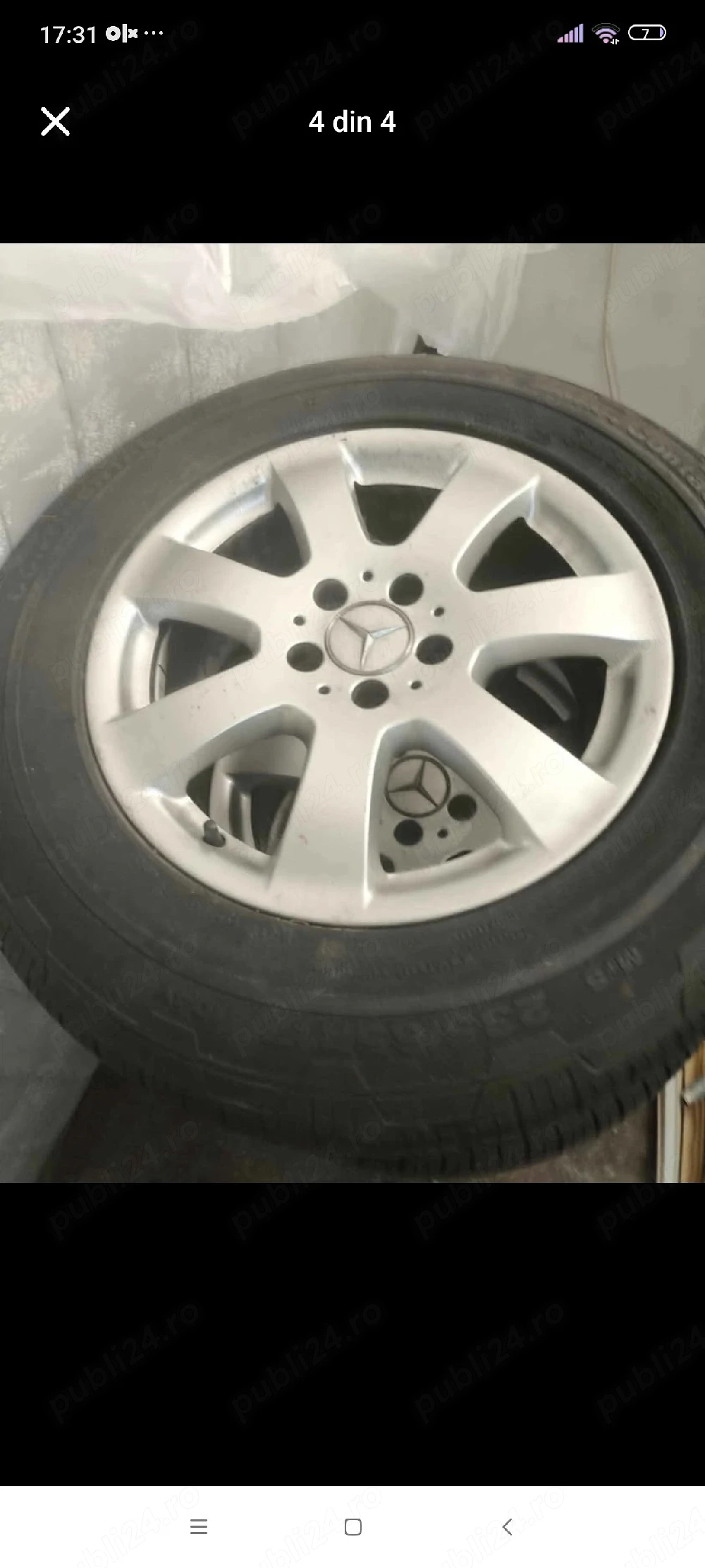 cauciucuri Mercedes si jante al 17