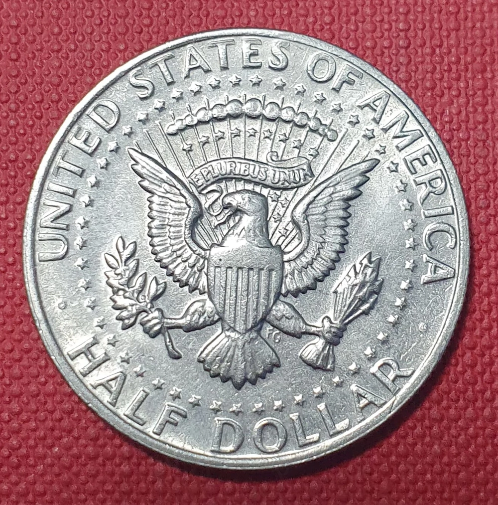 Half Dollar 1972 Coin (MS -Stare Excepțională) ; Preț: 50 euro