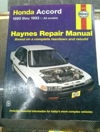 Haynes: Honda Civic 1991-2005, Honda Accord 1990-1993, manual reparatii auto