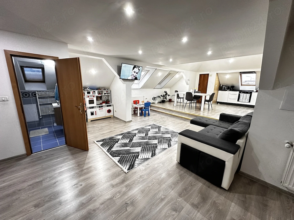 Apartament   mansarda de vanzare la curte comuna