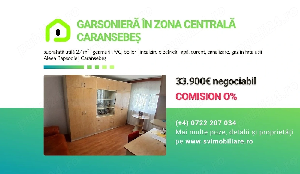 Comision 0 - Garsoniera 27 mp Aleea Rapsodiei   Zona Polivalenta