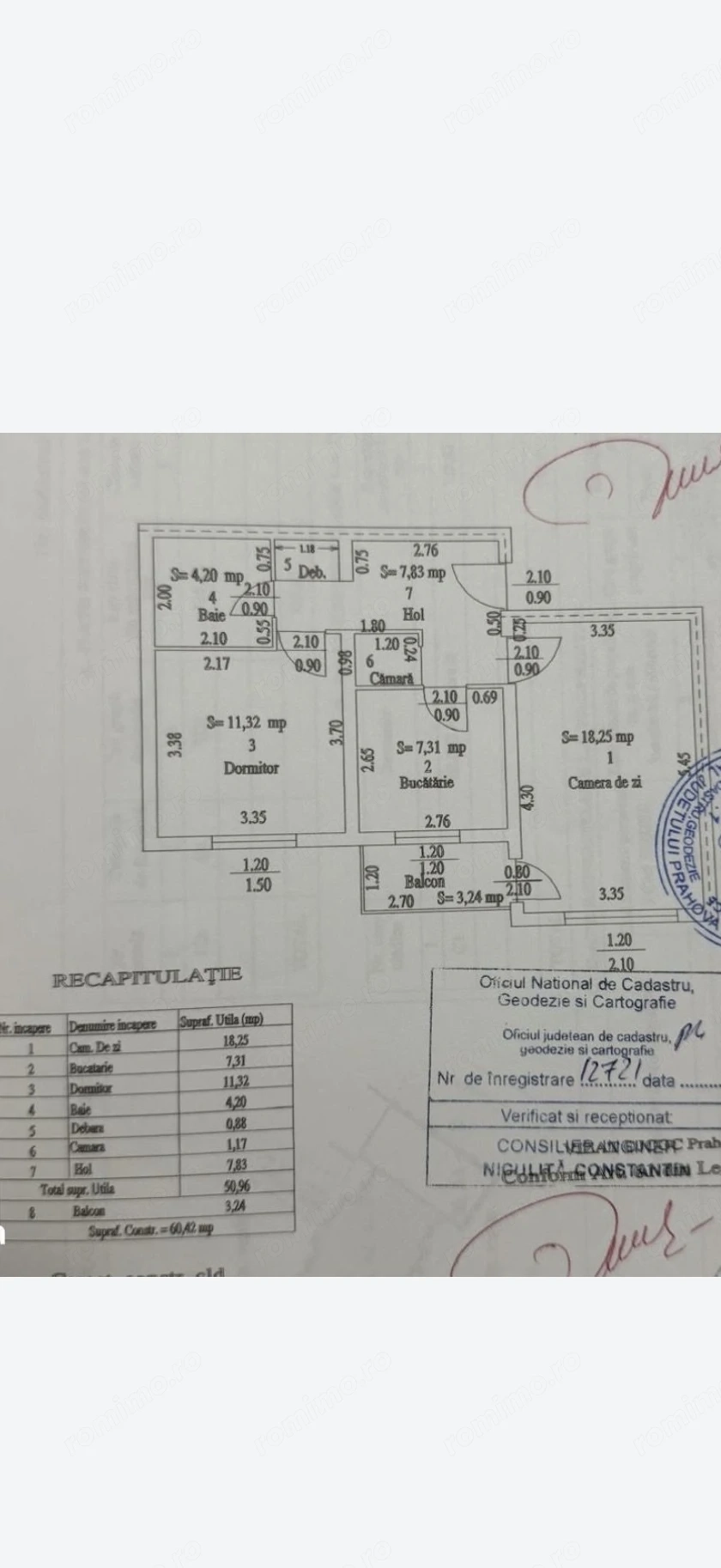 Vând apartament 2 camere 