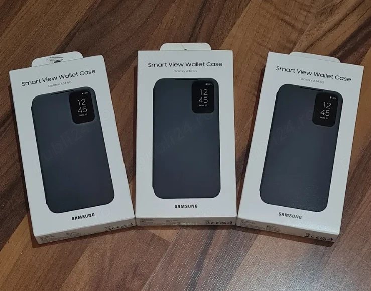Husa flip activa originala Samsung Smart View Wallet Case Galaxy A34 5G A346