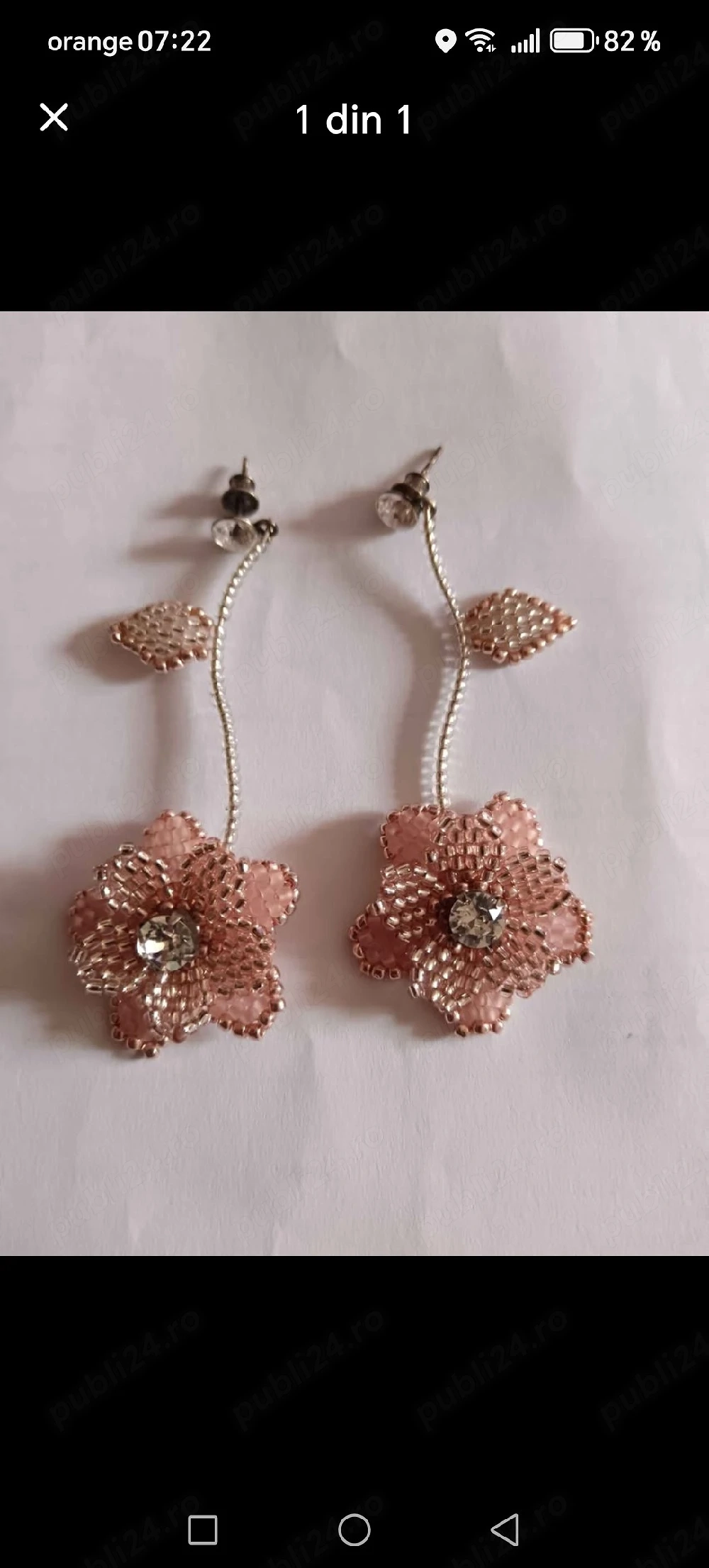 vând cercei din argint 