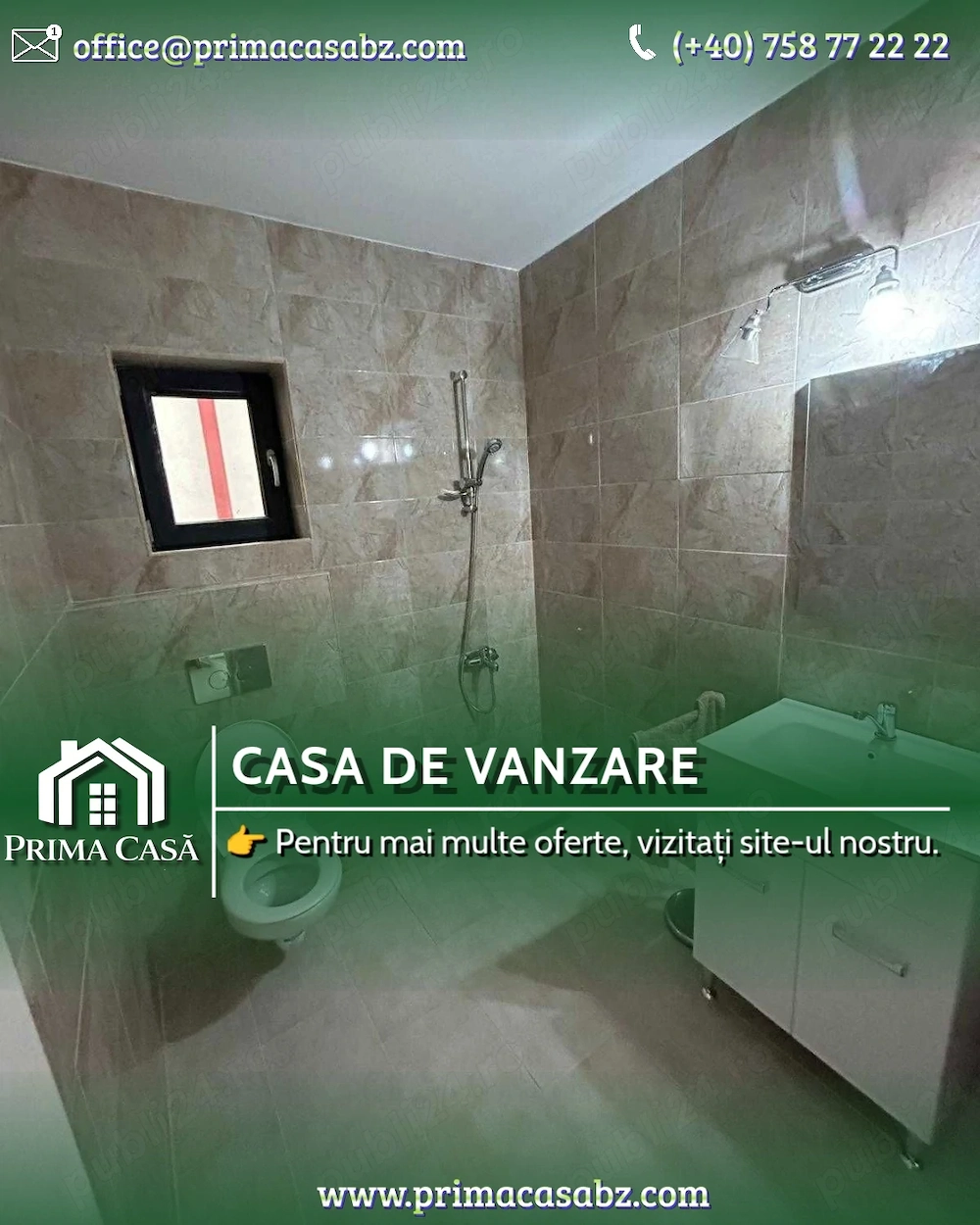 Casa constructi noua si teren 750mp   comuna Unguriu BZ   finisaje moderne   toate utilitatile 