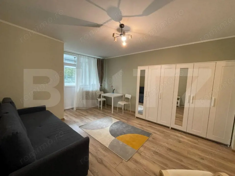 Apartament cu 1 cameră, 35 mp, zona străzii Detunata
