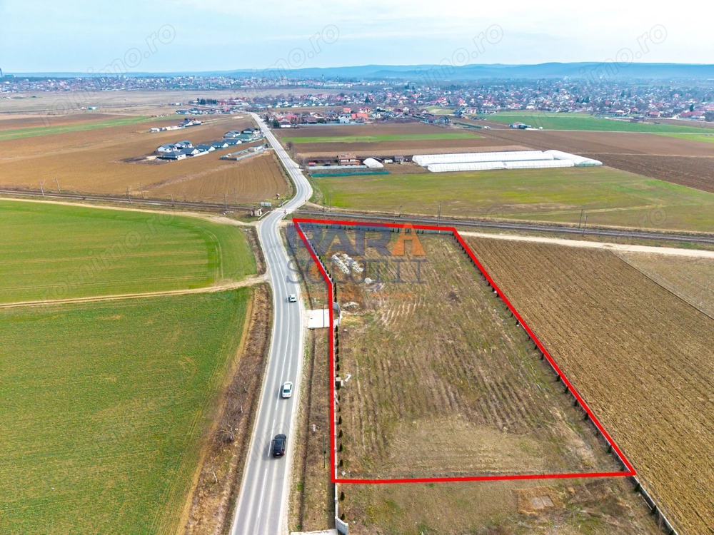 Teren 7.092 mp cu PUZ aprobat + Autorizatie / investiție autostrada A7