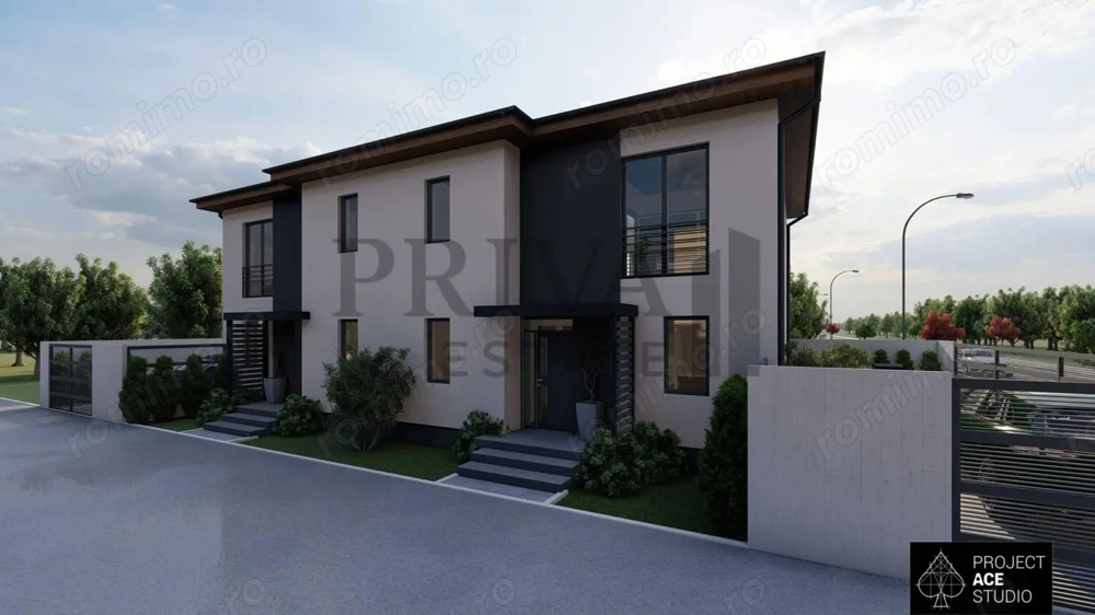 Duplex premium 4 camere, bucătărie închisă, Giroc