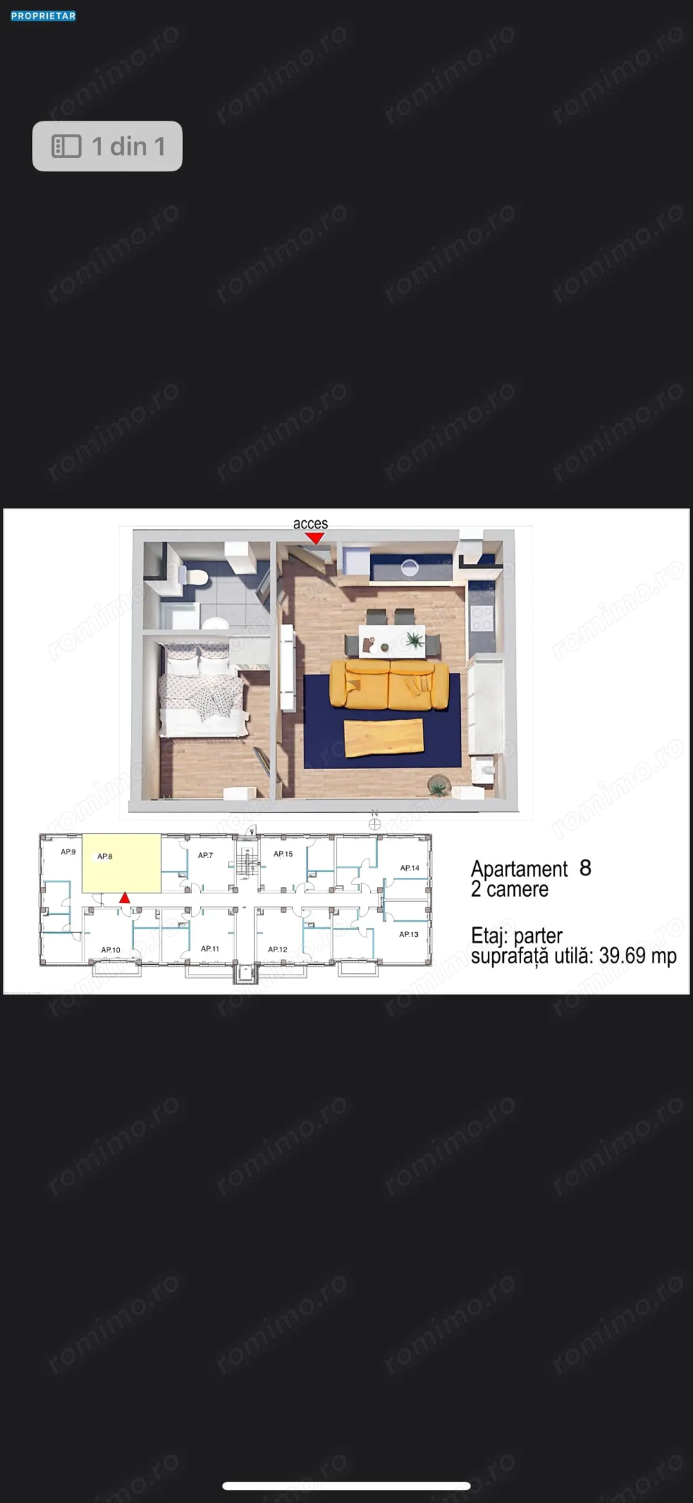 Apartament de vanzare calea baciului zona Petrom