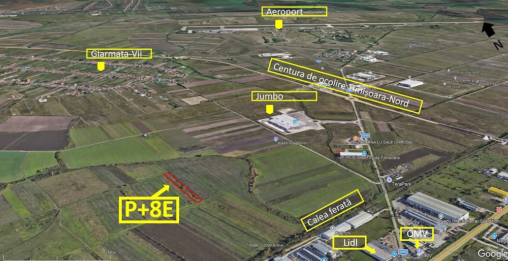 Teren Rezidențial Ghiroda (L3) - Regim Inaltime Mare  | P + Etaje