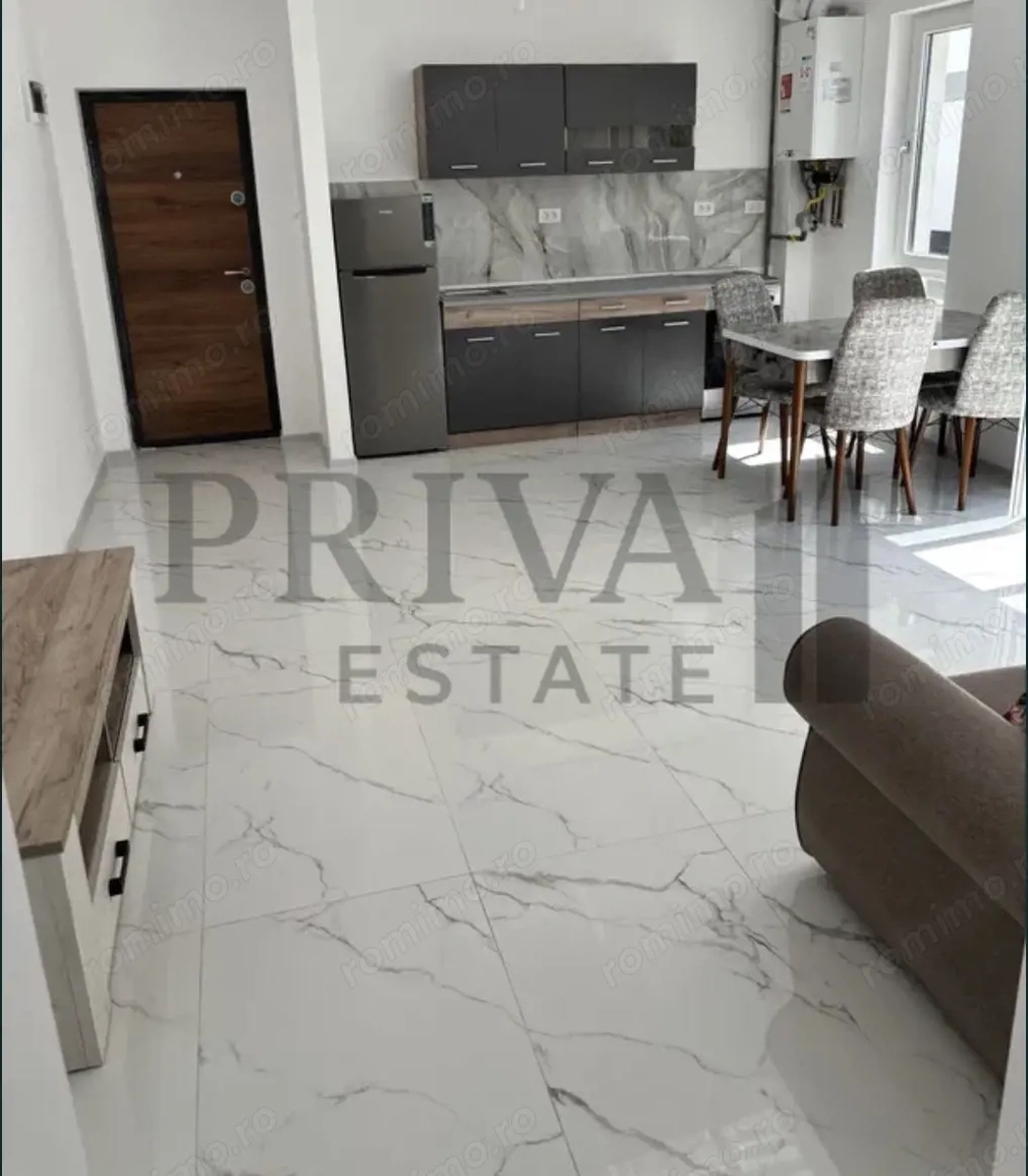 Apartament 2 camere, mobilat, curte, Giroc