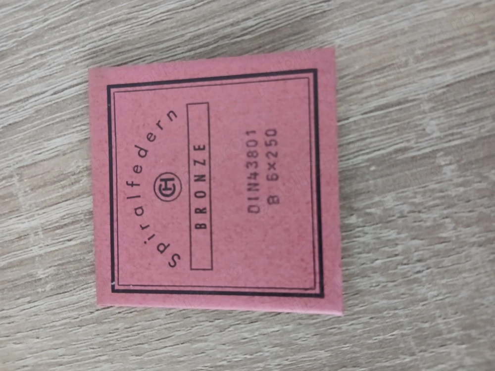 Arcuri spiralate ptr. aparate analogice de masura electrice