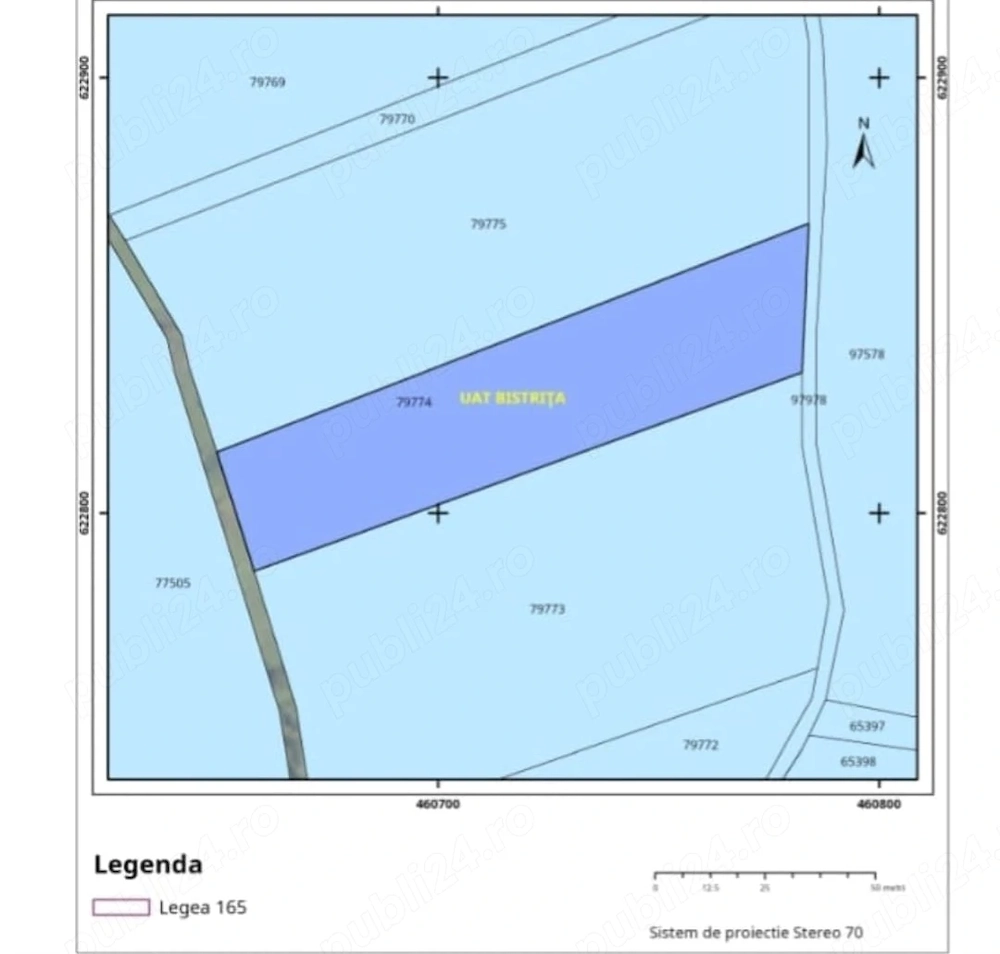 Teren extravilan ,suprafața de 4000  mp (40  ari)zona Motocros  Cighir