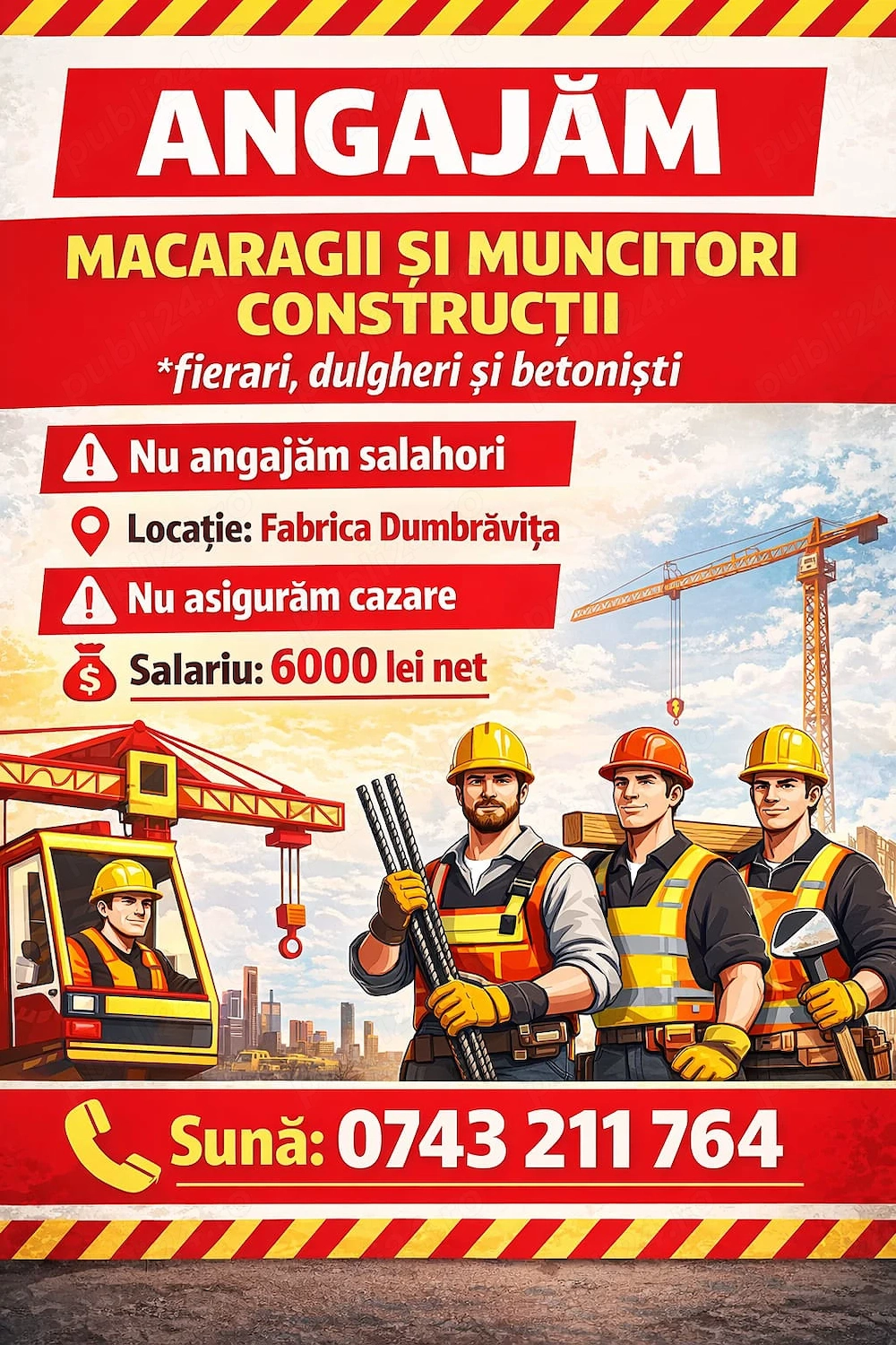 Macaragii si Muncitori constructii- Dumbravita