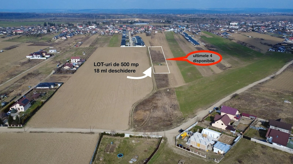Vand teren intravilan in Lilieci - 15.000 euro lotul 