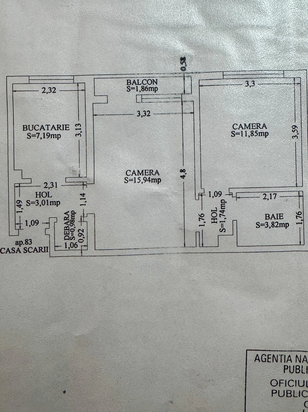 Apartament 2 camere Tomis 2.