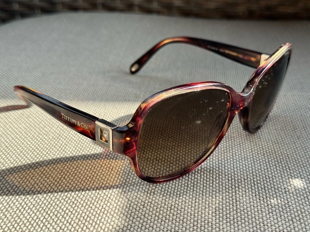 Ochelari soare dama Tiffany & Co. Black Tiffany TF 4046-B Butterfly Tortoise