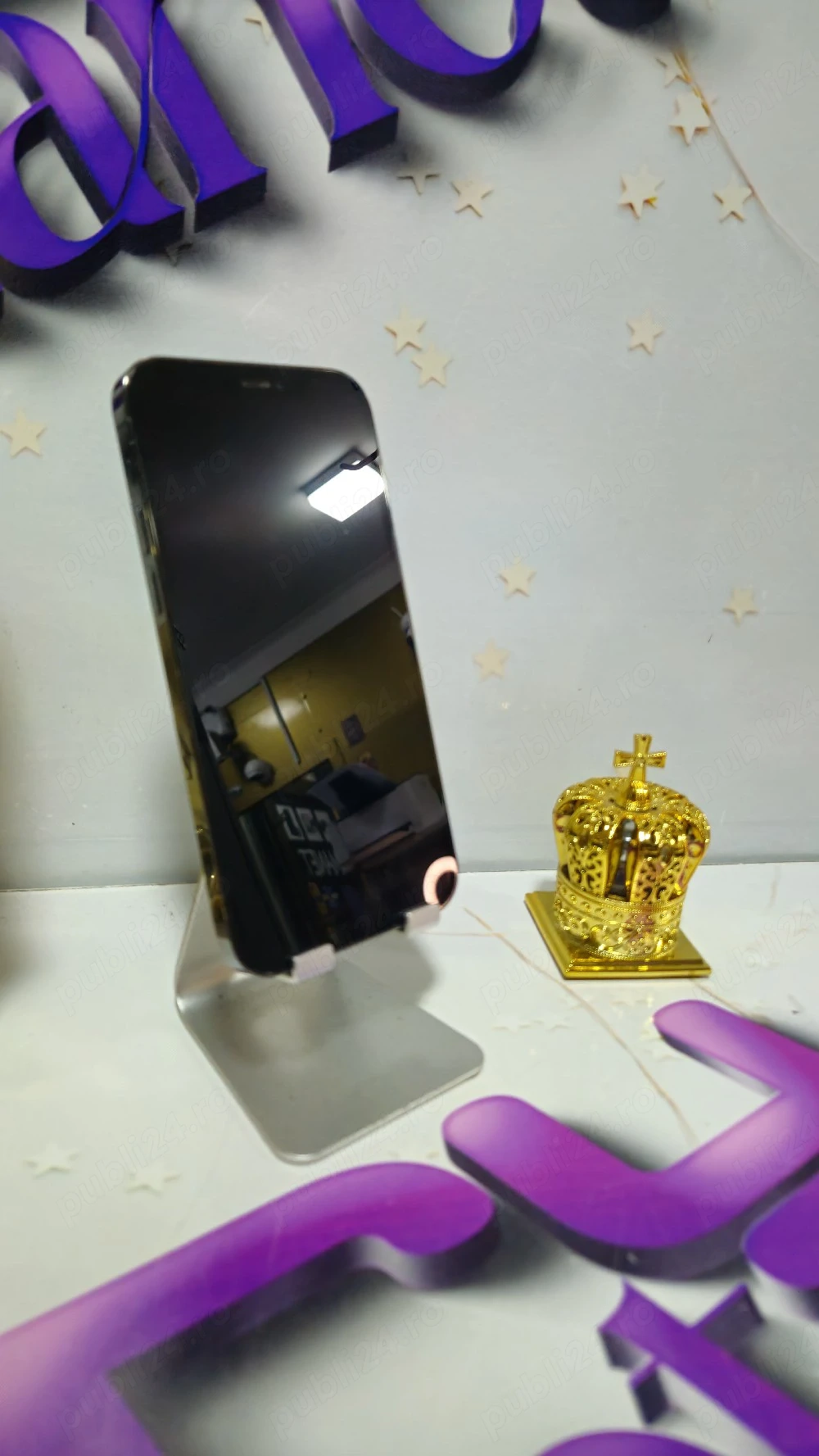 iPhone 12 PRO Black 256 GB Batetie Originală:74%.PRET FIX!