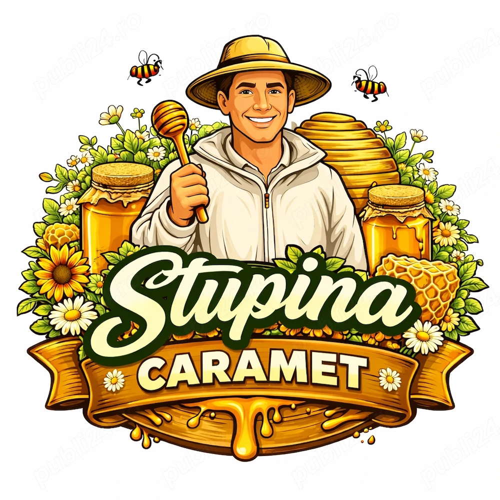 Miere de tei, salcâm și polifloră - Stupina Caramet