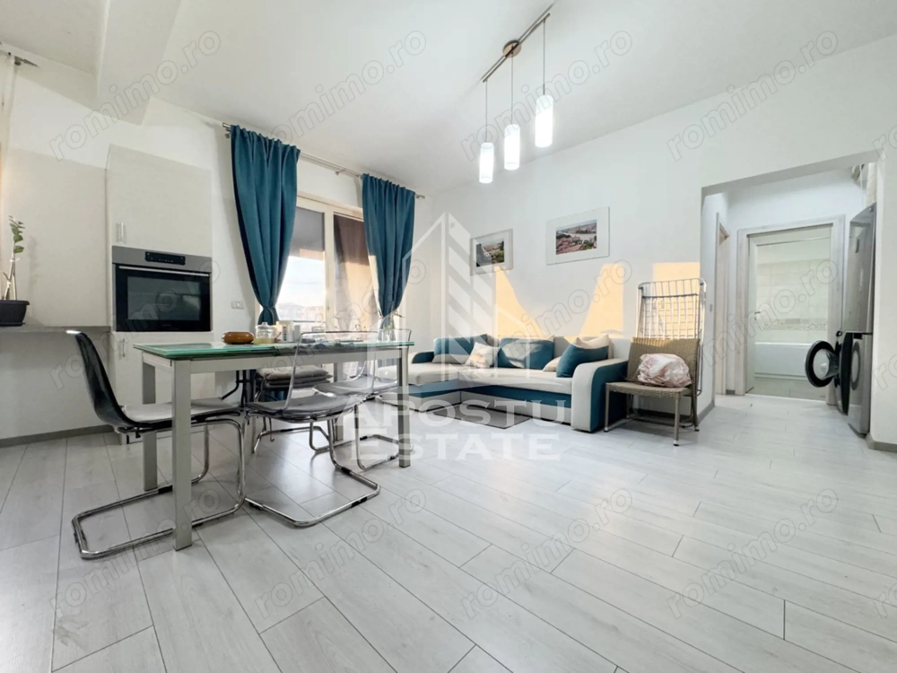 Apartament 2 camere de vanzare, 50mp utili + balcon, etajul 1/3 -Giroc